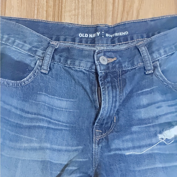 Old Navy Women's Ripped Jean Shorts - Picture 2 of 9